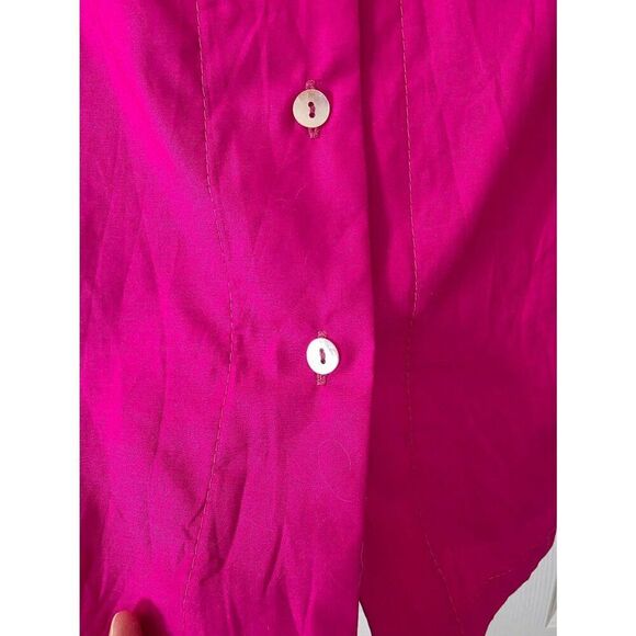 Ozai N Ku Siri Crinkle Funnel Top In Fuchsia Size 2 (L/XL) - Picture 2 of 10